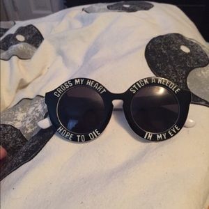 oversized round sunglasses