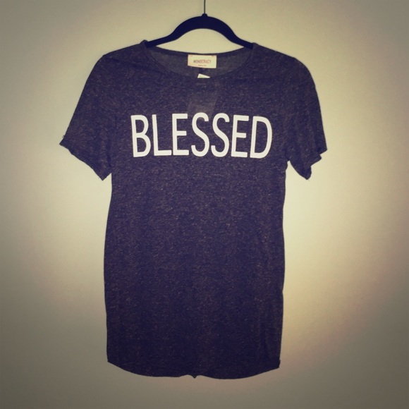 NWT BLESSED TSHIRT FROM MONOCRACY