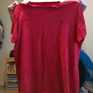 Red Ralph Lauren tee