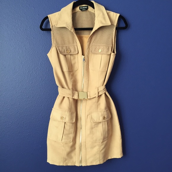 Rare Bebe trench vest dress - Picture 1 of 4