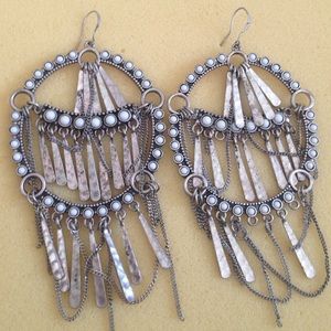 All Saints earrings. High quality metal alloy.