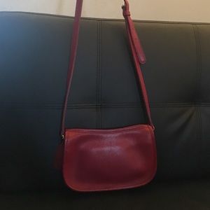 Red coach crossbody