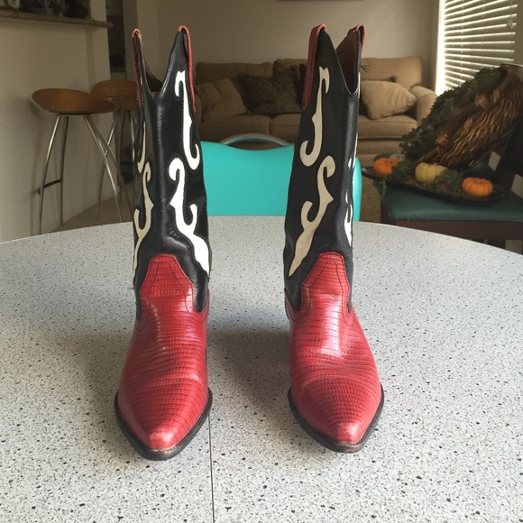 One of a kind cowgirl boots owned by a celebrity.