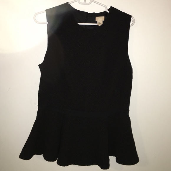 Peplum H&M black tank