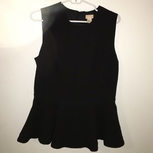 Peplum H&M black tank
