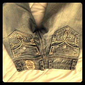 Men's rock revival jeans