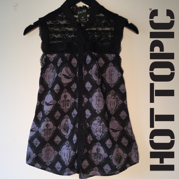 Lace Goth Top