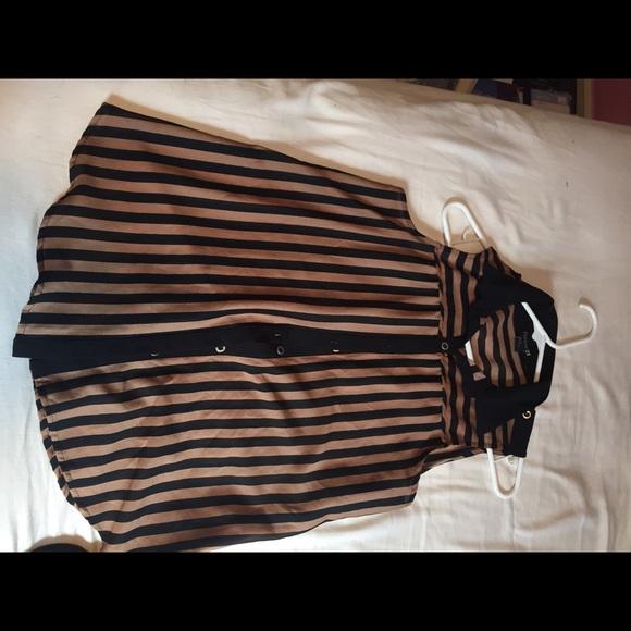 Striped sheer top - Picture 1 of 2
