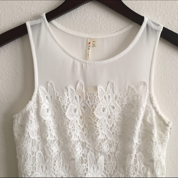 LWD 😍 Ivory Crochet Lace Dress - Picture 2 of 2