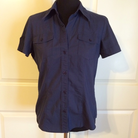 Bundle! Two safari style short sleeve button downs