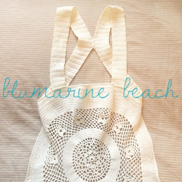 👙 Blumarine Crochet Beach Cover-Up 🍹