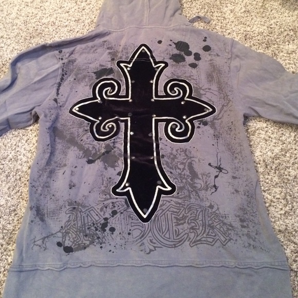 Rock and Roll Cowgirl Zip up Hoodie