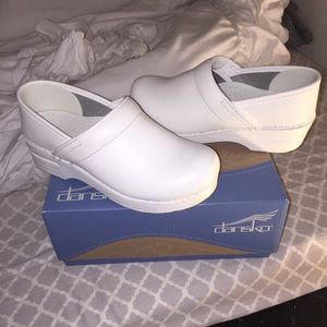 All white Dansko's