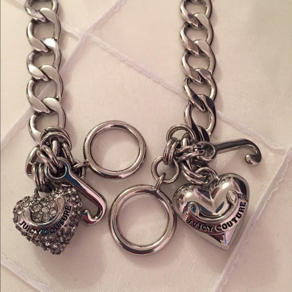 Two for One! Juicy Couture Silver Charm Bracelets - Picture 2 of 3