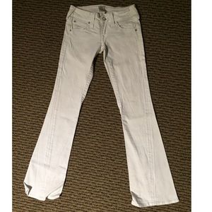 White true Religion flares
