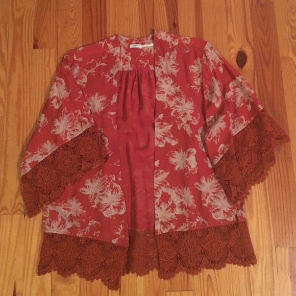 Kimchi Blue Rust kimono jacket!