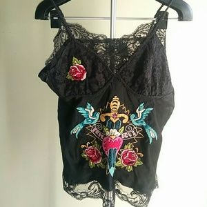 Embroidered camisole Embroidered camisole