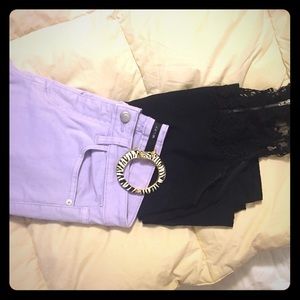 Joe's Lavender skinny jeans!