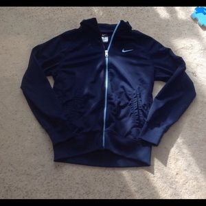 Navy nike full zip jacket