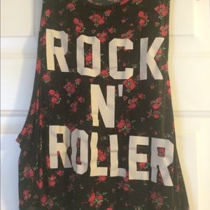 Rock and roller muscle tee