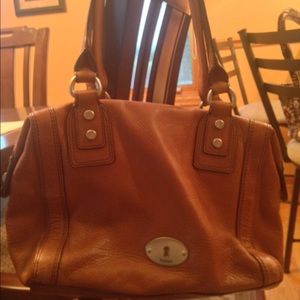 Fossil Leather Handbag