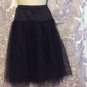 HOLD Black crinoline by Banana Republic