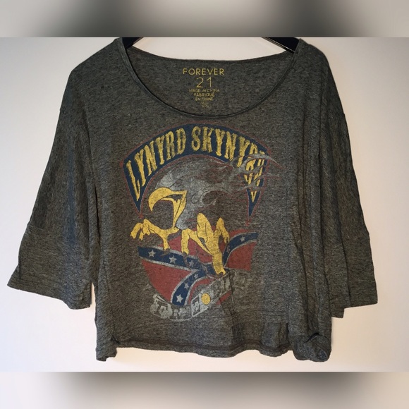 Vintage inspired Crop Tee