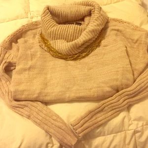 Moda cowl neck sweater.