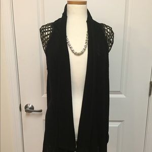 Waterfall Sleeveless Cardigan
