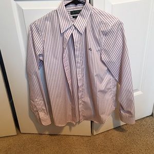 PETITE career or casual button down blouse