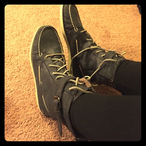 Size 9.5 top-sider blue Sperry's