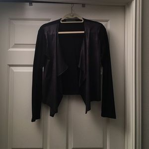 Velvet cardigan