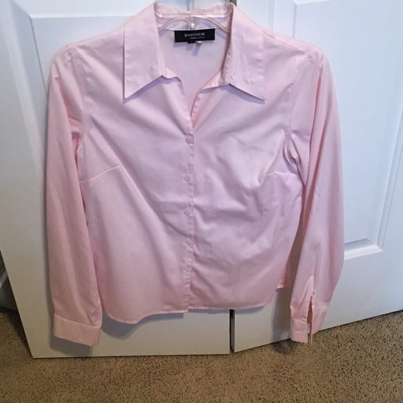 PETITE career or casual button down blouse