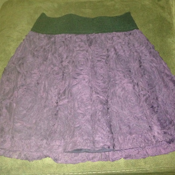 Purple skirt