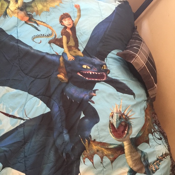 How to train your dragon blanket!