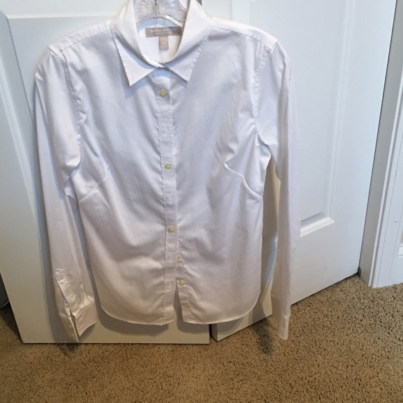 PETITE career or casual button down blouse