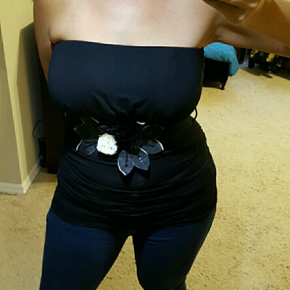 SEXY TUBE TOP AND belt