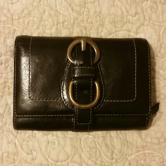 Black small coach wallet