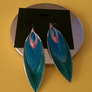 Feather earrings