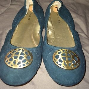 Elie Tahari Suede Flats Size 7