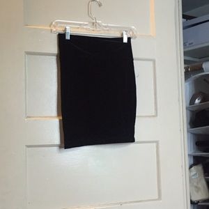 Pacsun velvet mini skirt