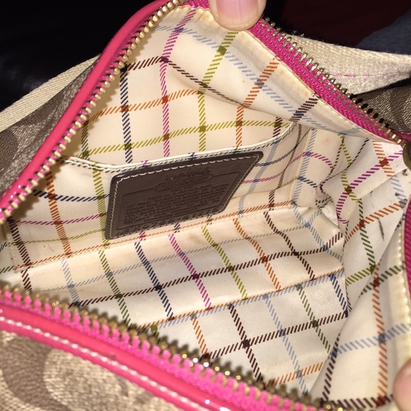 Pink Coach Mini Handbag - Picture 4 of 4