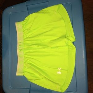 Under Armor Lime Green Shorts