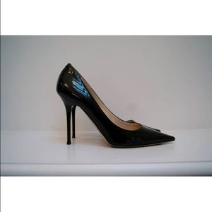 Jimmy Choo Abel Black Patent Leather Pump Size 38