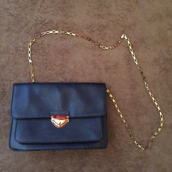 Navy blue cross body bag