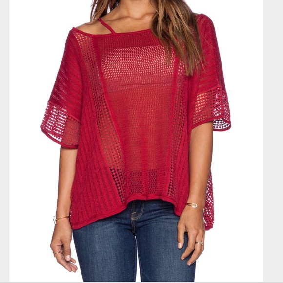NWT raspberry sweater