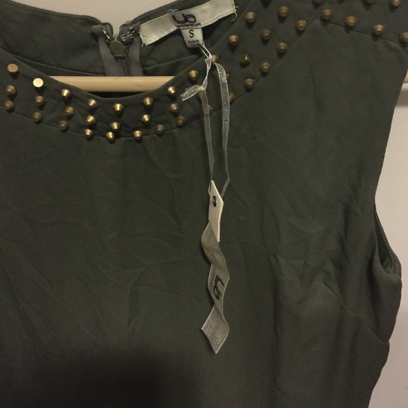 Hunter green studded dress sz. Small - Picture 2 of 2