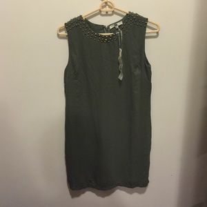 Hunter green studded dress sz. Small