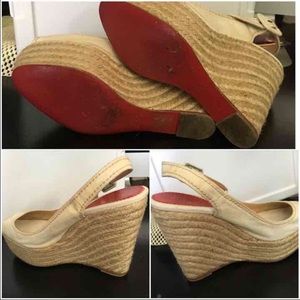 Christian Louboutin Wedges blanco Christian Louboutin Wedges blanco