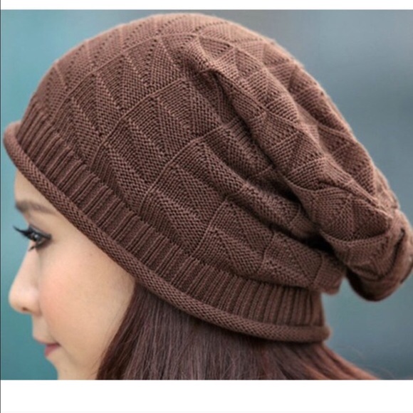 Brown winter hat
